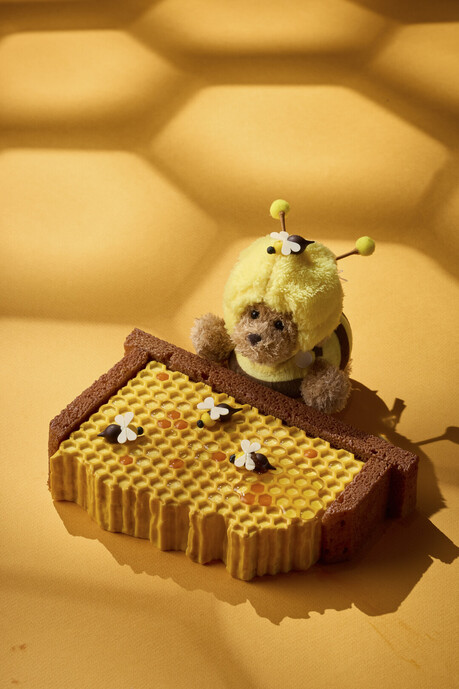 그랜드 하얏트 서울, 도심 속 꿀벌이 빚은 달콤한 한 조각, ‘Honeycomb Delight Cake’
