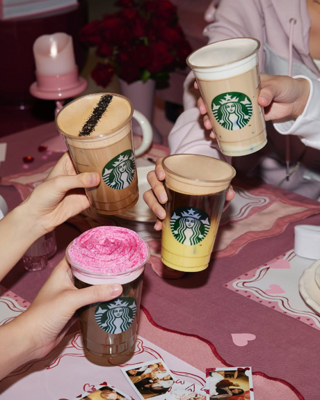 밸런타인데이 겨냥한 스타벅스, '붉은 로즈 초콜릿' 달콤한 신메뉴