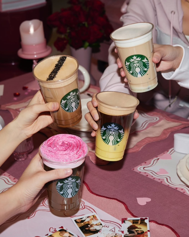 밸런타인데이 겨냥한 스타벅스, '붉은 로즈 초콜릿' 달콤한 신메뉴