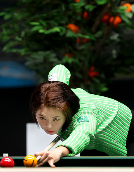 LPBA 월드챔피언십, ‘여제’ 김가영, 첫 경기 승리