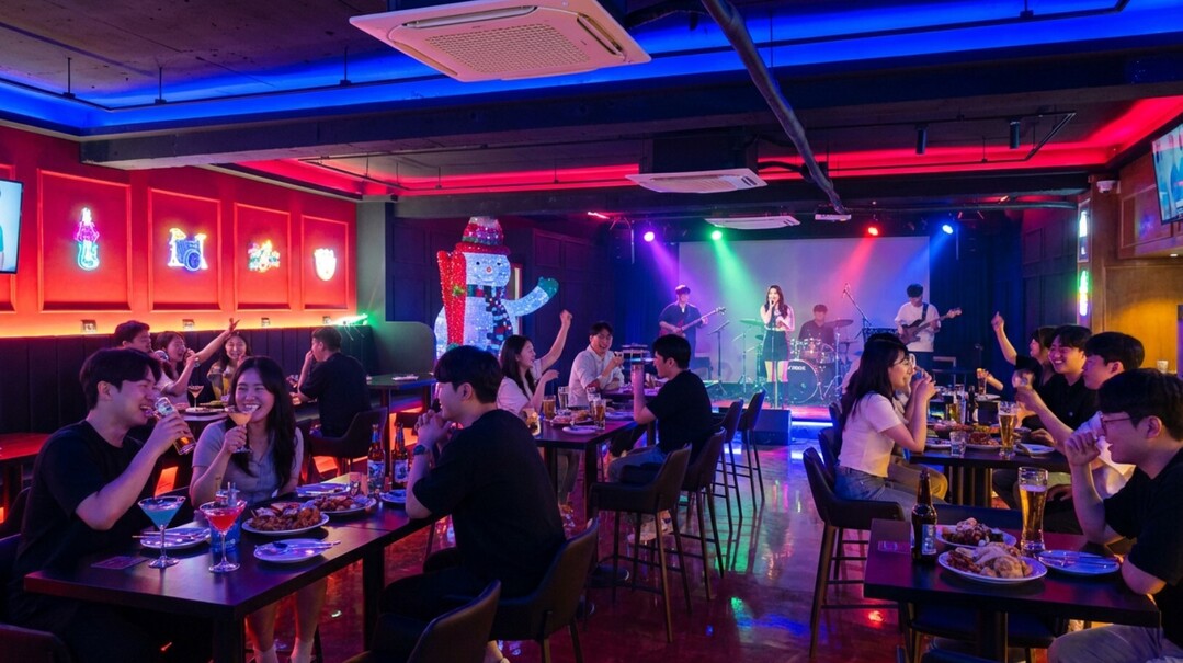 공연 보며 식사까지…홍대 ‘잼라운지’ 외국인 방문 증가