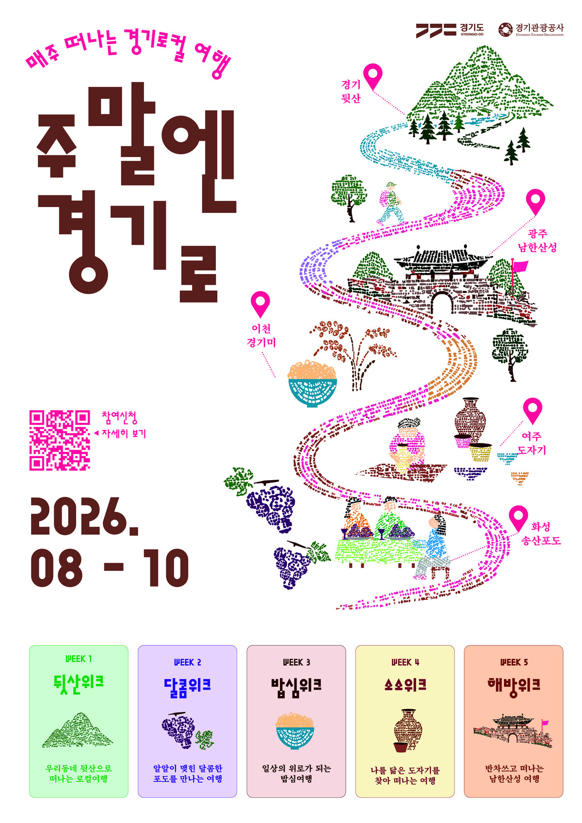 매주 떠나는 경기로컬 여행 &lsquo;주말엔 경기로&rsquo;. 사진 = 경기관광공사