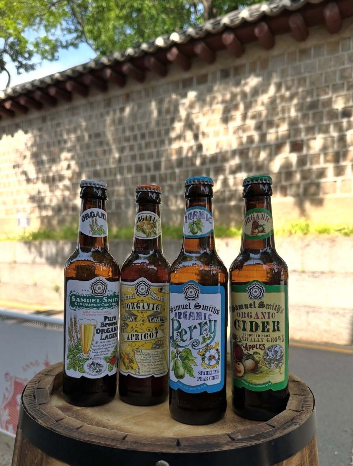 퀸즈 가드에서 선보이는 영국 사이더와 맥주 제품군. [사진 = 퀸즈 가드 제공]