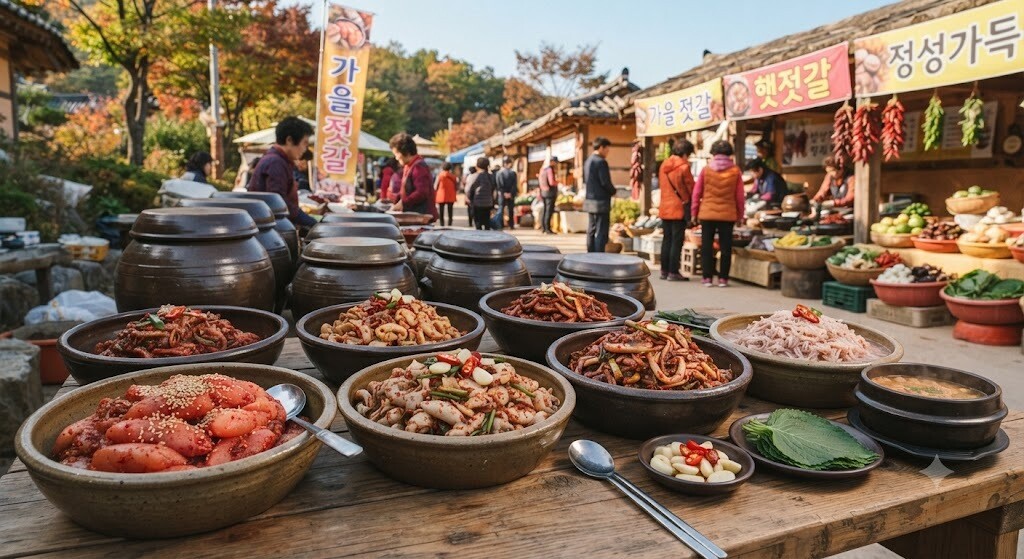일교차가 큰 가을에는  젓갈이 잘 숙성되어  맛이 부드럽고 감칠맛이 난다. 사진= AI 생성이미지