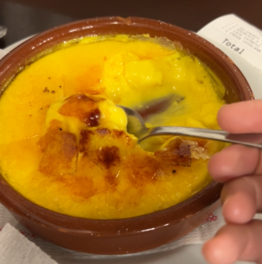 크레마 카탈라나(Crema catalana). 사진= 조소현 기자